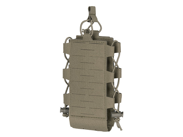 Laser-Cut Adjustable Radio / Flaschentasche mit Shockcord - Ranger Grün [8FIELDS] 3