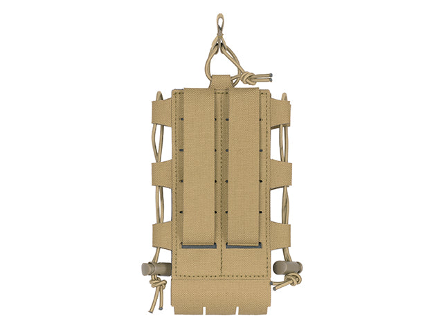 Laser-Cut Adjustable Radio / Flaschentasche mit Shockcord - Tan [8FIELDS] 2