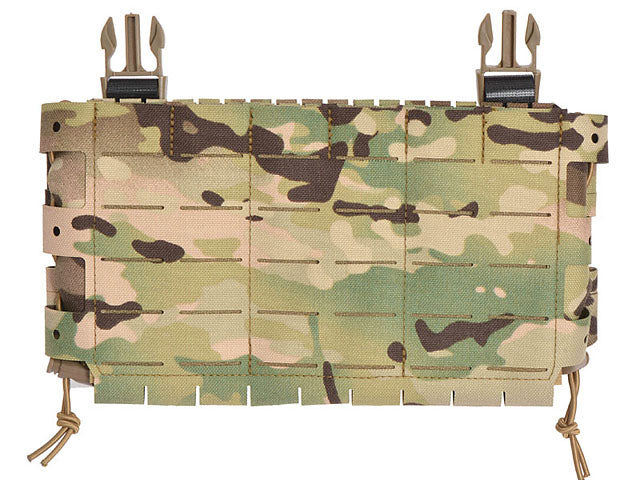 MOLLE-Tasche Buckle-Up Kompakt Panel - Einsatz für 3 Magazine, MOLLE Laser-Cut - Multicam [8FIELDS] 1