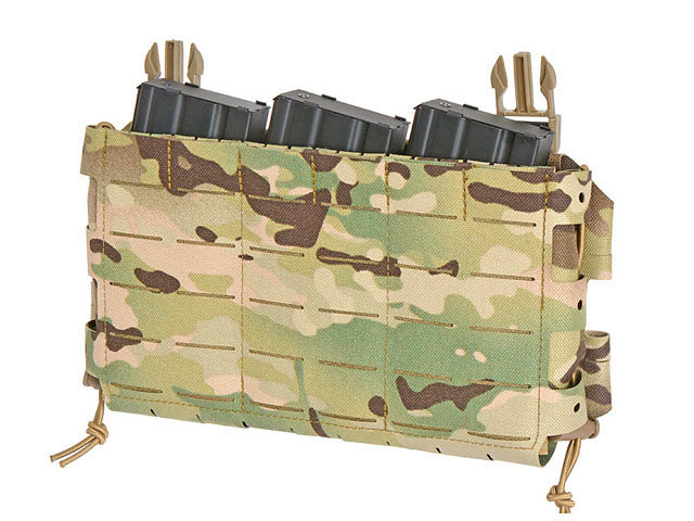 MOLLE-Tasche Buckle-Up Kompakt Panel - Einsatz für 3 Magazine, MOLLE Laser-Cut - Multicam [8FIELDS] 3