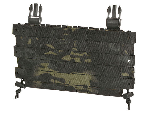 MOLLE-Tasche Buckle-up Kompakt Panel - Einsatz für 3 Magazine, MOLLE Laser-Cut - Multicam Schwarz [8FIELDS] 4