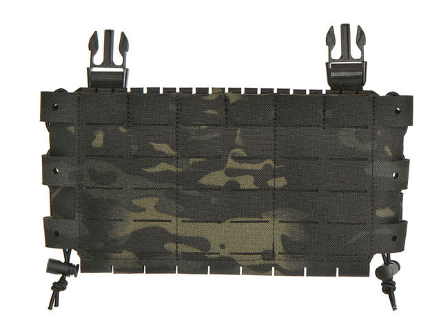 MOLLE-Tasche Buckle-up Kompakt Panel - Einsatz für 3 Magazine, MOLLE Laser-Cut - Multicam Schwarz [8FIELDS] 1