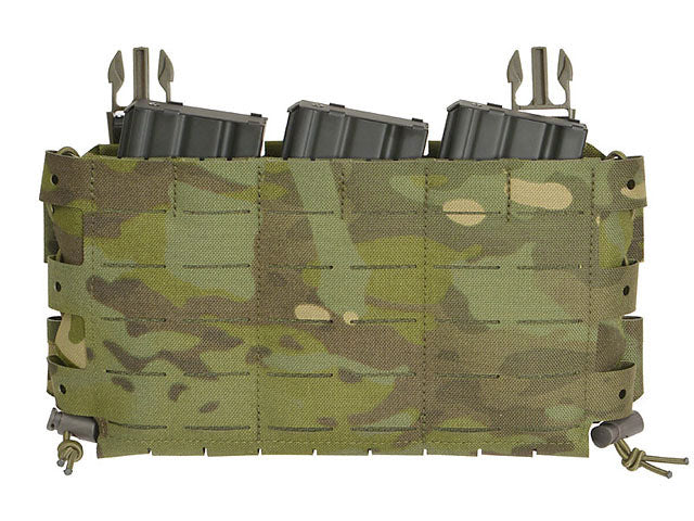 MOLLE-Tasche Buckle-up Kompakt - Einsatz für 3 Magazine, MOLLE Laser-Cut - Multicam Tropic [8FIELDS] 5