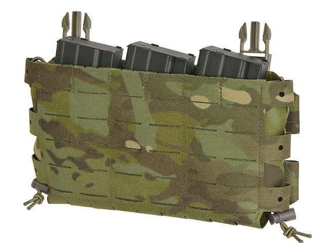 MOLLE-Tasche Buckle-up Kompakt - Einsatz für 3 Magazine, MOLLE Laser-Cut - Multicam Tropic [8FIELDS] 3