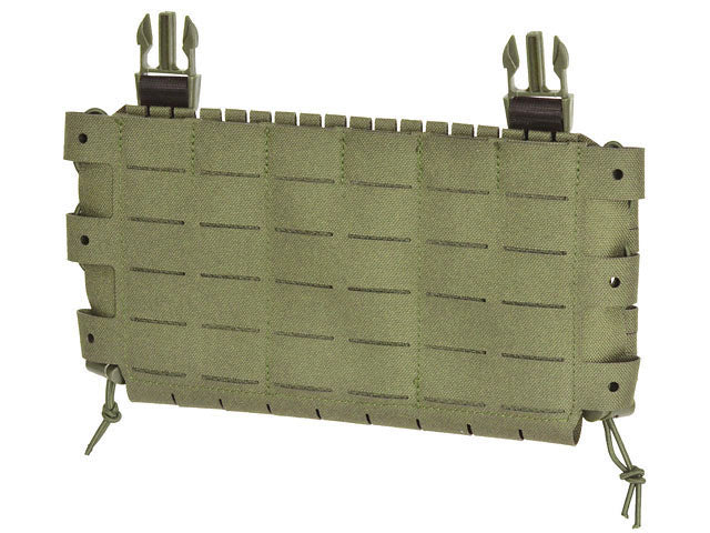 MOLLE-Tasche Panel Buckle-up Kompakt - Einsatz für 3 Magazine, MOLLE Laser-Cut - Oliv [8FIELDS] 4