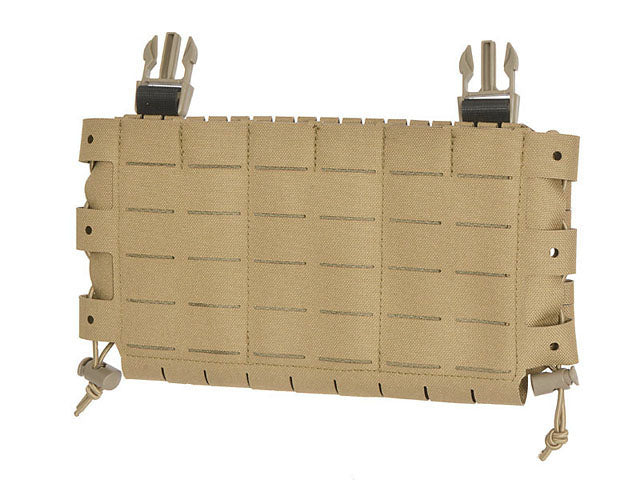 MOLLE-Tasche Panel Buckle-up Kompakt - Einsatz für 3 Magazine, MOLLE Laser-Cut - Tan [8FIELDS] 4