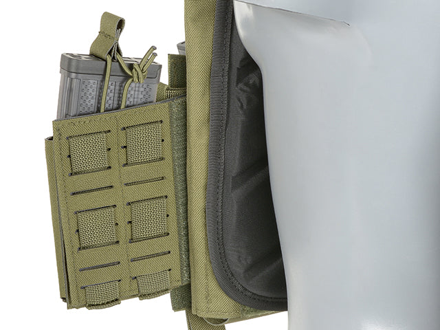 WING Expansion Panel MOLLE Laser-Cut - Black [8Fields] 8