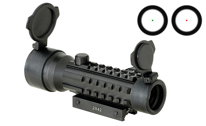 Tactical Rotpunktvisier 3Rails 2x42mm [PCS] 6