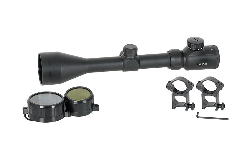 Scope 3-9x50 with high mounting rings [PCS] 2