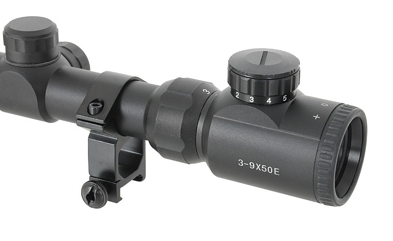 Scope 3-9x50 with high mounting rings [PCS] 6