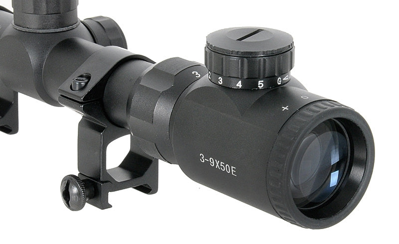 Scope 3-9x50 with high mounting rings [PCS] 7