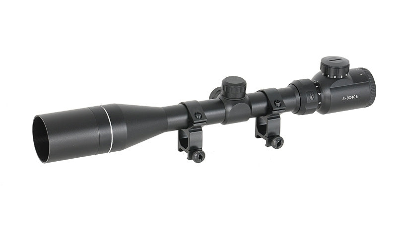 Scope 3-9x40E with high mounting rings [PCS] 1