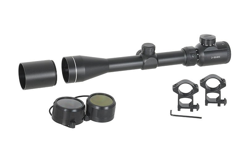 Scope 3-9x40E with high mounting rings [PCS] 3