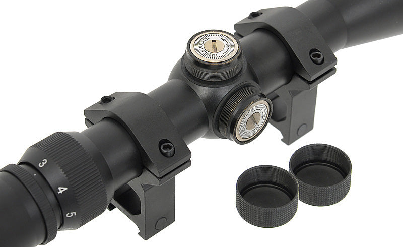 Zielfernrohr 3-9x50 mit hoch Montage rings [PCS] 4