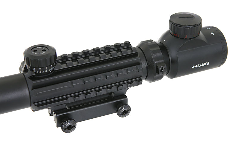 4-12x50EG Zielfernrohr mit Integrated Montage - Schwarz [PCS] 8