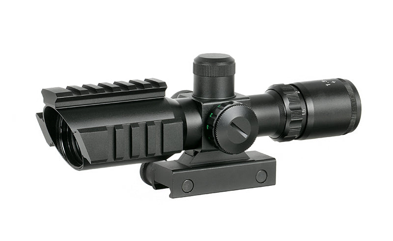 1.5-5x32 Zielfernrohr mit Integrated Montage, Rails - Schwarz [PCS] 1
