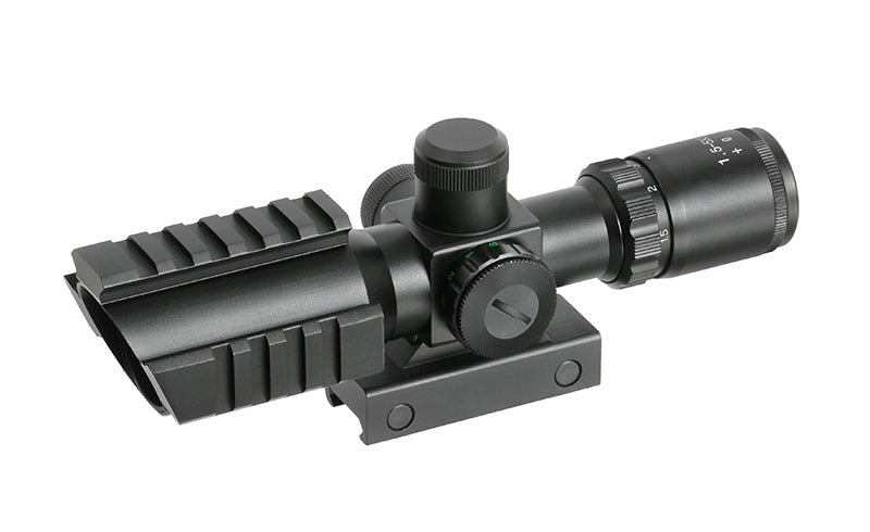 1.5-5x32 Zielfernrohr mit Integrated Montage, Rails - Schwarz [PCS] 6