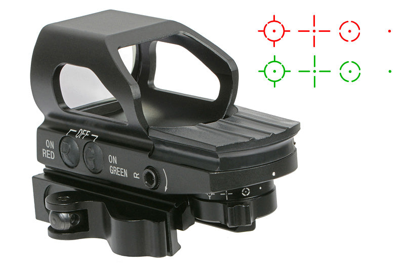 Tactical QD 4 Absehen Reflexvisier Mod.3 - Schwarz [PCS] 7