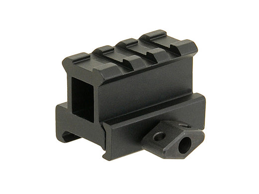 1-Zoll Mini-Riser-Montage Schwarz