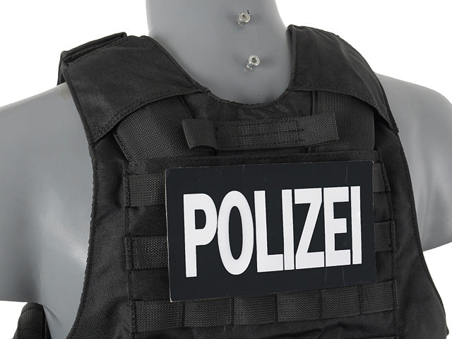 Gear-Zubehör MOLLE Strips für ID Patches Set - Schwarz [8FIELDS] 3