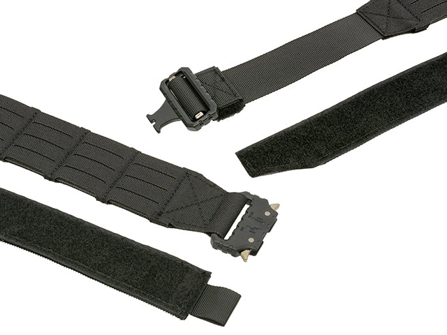 Laser-Cut Tactical Belt - L - Schwarz [8Fields] 6