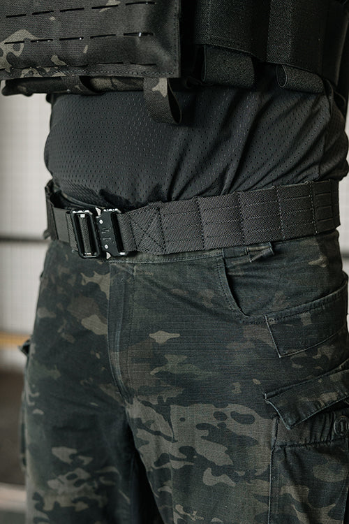 Laser-Cut Tactical Belt - M - Schwarz [8Fields] 8
