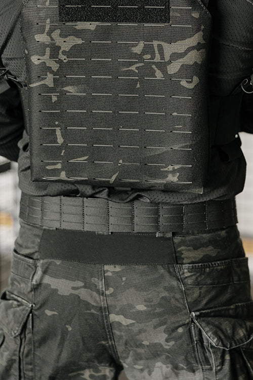 Laser-Cut Tactical Belt - M - Schwarz [8Fields] 9