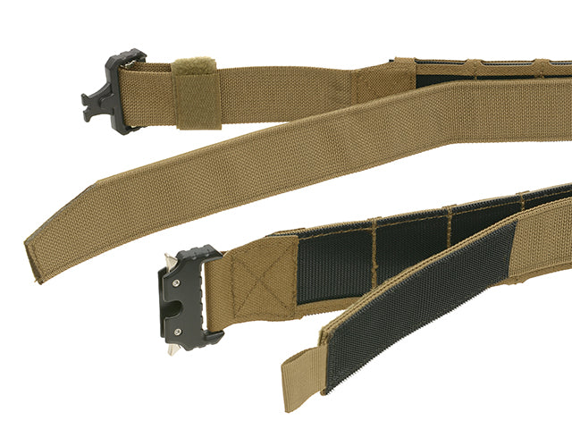Laser-Cut Tactical Belt - M - Coyote [8Fields] 5
