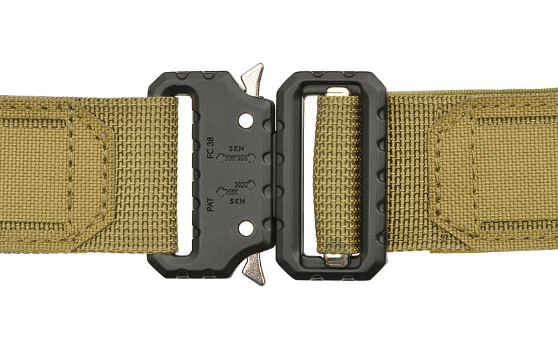Minimalist EDC Laser-Cut Belt - L - Coyote [8Fields] 3