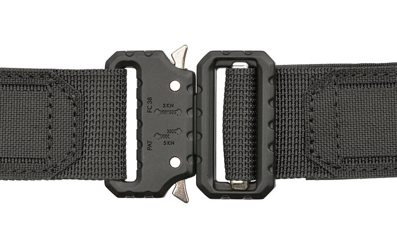 Minimalist EDC Laser-Cut Belt - M - Schwarz [8Fields] 3
