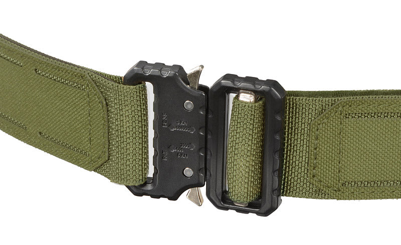 Minimalist EDC Laser-Cut Belt - M - Oliv [8Fields] 2