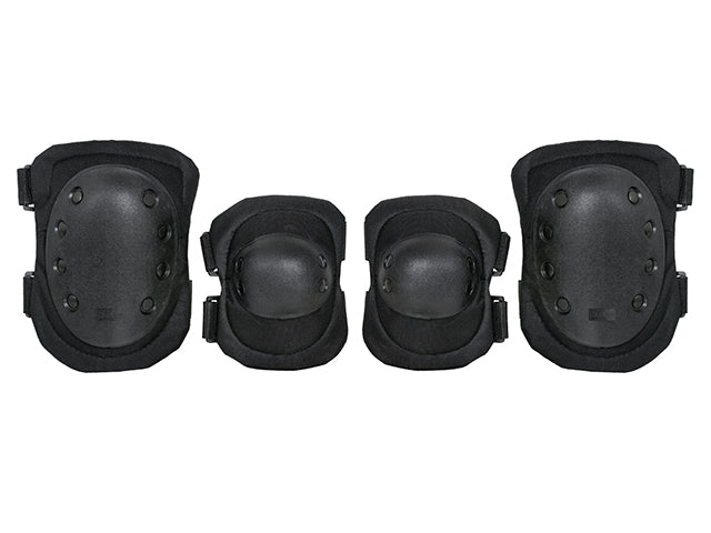 Knee Elbow Pads Set Black
