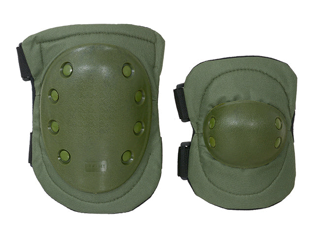 Knee Elbow Pads Set Olive