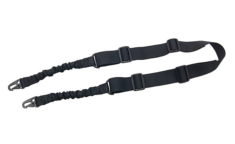 Tactical Gun Tragegurt 2 pkt Bungee - Schwarz 1