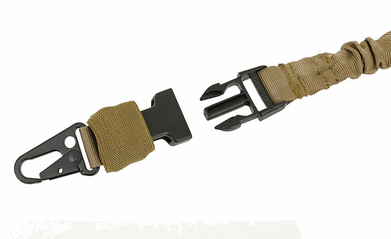 1-Point Bungee Sling w/ MOLLE Attachment - Coyote [8FIELDS] 3