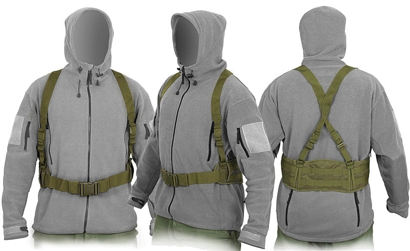 gepolstert patrol belt mit suspenders - Oliv [8FIELDS] 1