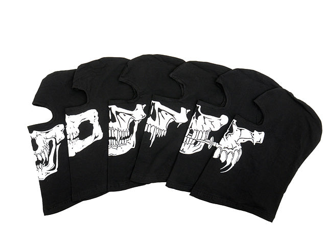 Gear-Zubehör SKULL balaclava type C - Schwarz [8FIELDS] 4