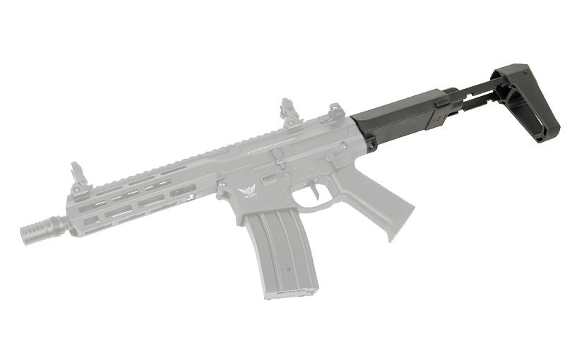 Telescopic PDW stock für AR15/M4 - Schwarz [DE] 9