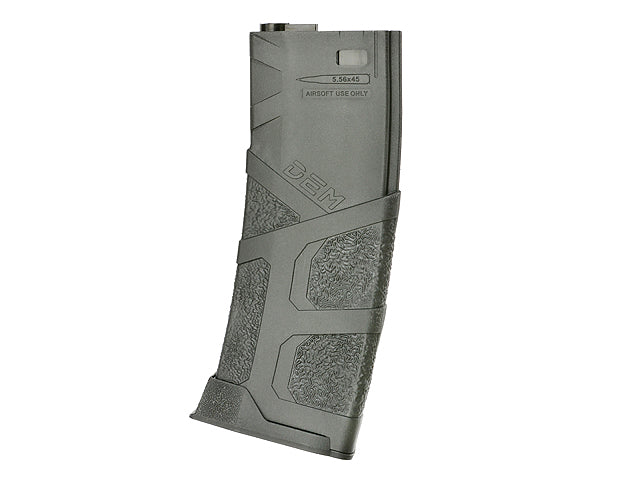 Double Eagle M4/AR15 Polymer Mid-Cap-Magazin 210 BBs Dark Earth