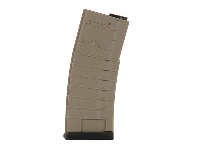 M4/AR15 Hi-Cap-Magazin 340 BBs M4/M16 Tan