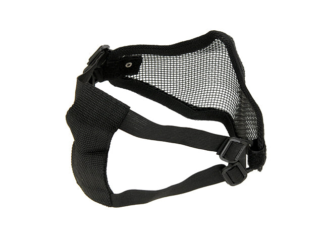Stahl-Mesh-Halbmaske V.1 - Schwarz [WOSPORT] 3