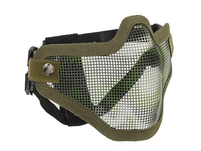 Stahl-Mesh-Halbmaske V.1 - Oliv/Camo [WOSPORT] 2