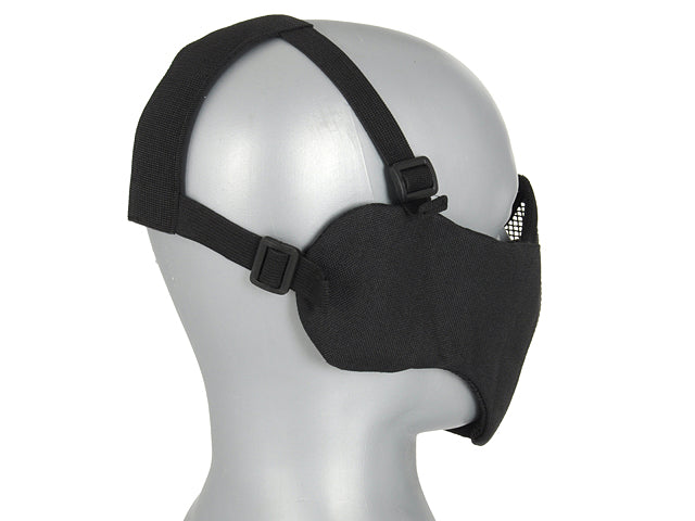 Half-Face-Mesh-Maske 2.0 (Protection Ear Version) - Schwarz [PJ] 4