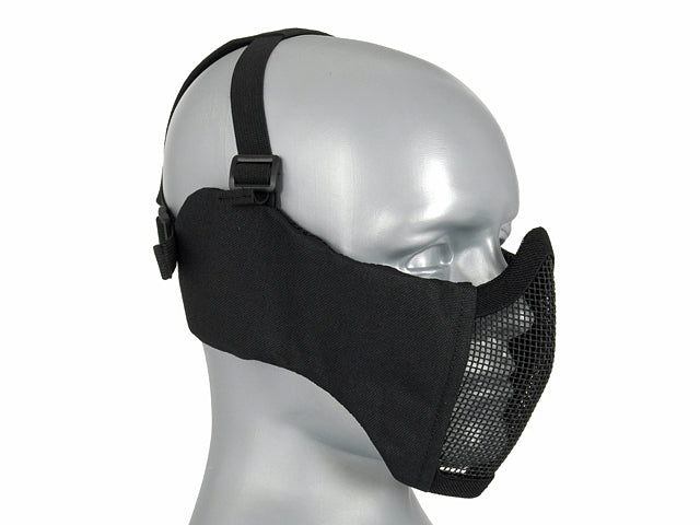 Half-Face-Mesh-Maske 2.0 (Protection Ear Version) - Schwarz [PJ] 5