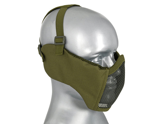 Half-Face-Mesh-Maske 2.0 (Protection Ear Version) - Oliv [PJ] 5