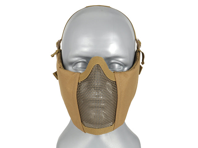Half-Face-Mesh-Maske 2.0 (Protection Ear Version) - Tan [PJ] 1