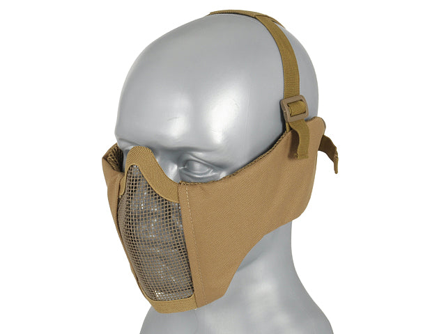 Half-Face-Mesh-Maske 2.0 (Protection Ear Version) - Tan [PJ] 2