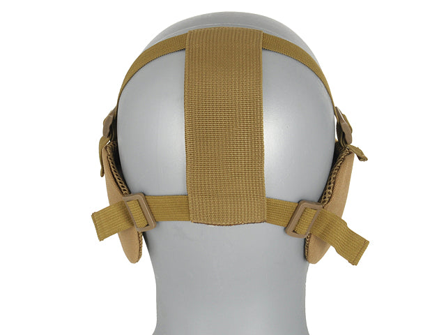 Half-Face-Mesh-Maske 2.0 (Protection Ear Version) - Tan [PJ] 3