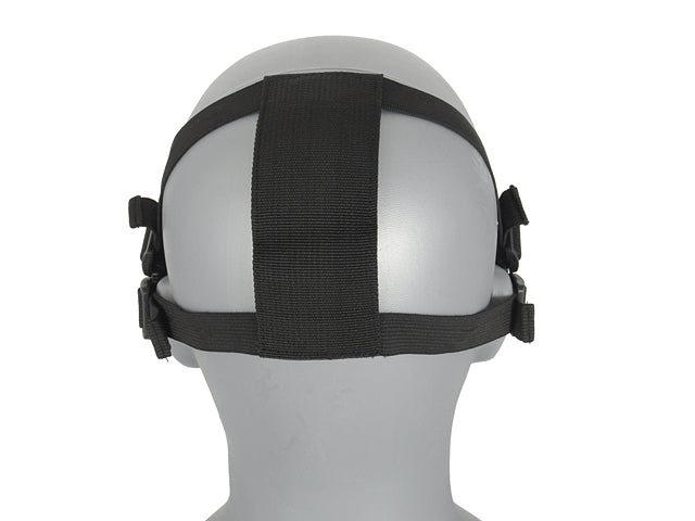 Half-Face-Mesh-Maske 2.0 - Schwarz [WOSPORT] 3