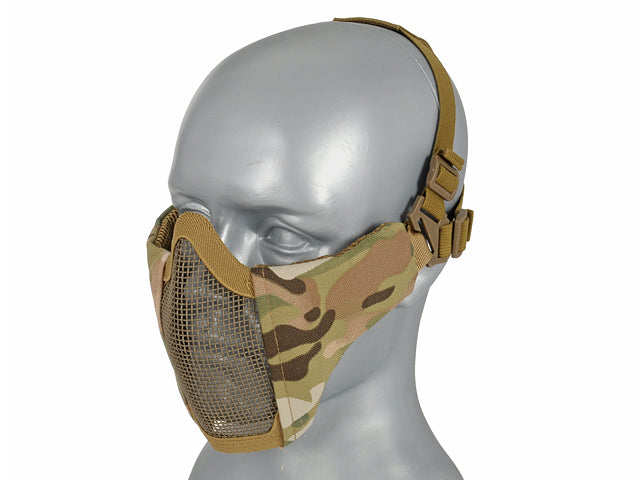 Half-Face-Mesh-Maske 2.0 - Multicamo [WOSPORT] 2